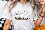 Ghost Spooky Cat Pumpkin Halloween P, an Illustration by Sublimation Artist (Thumbnail 7 of 9)