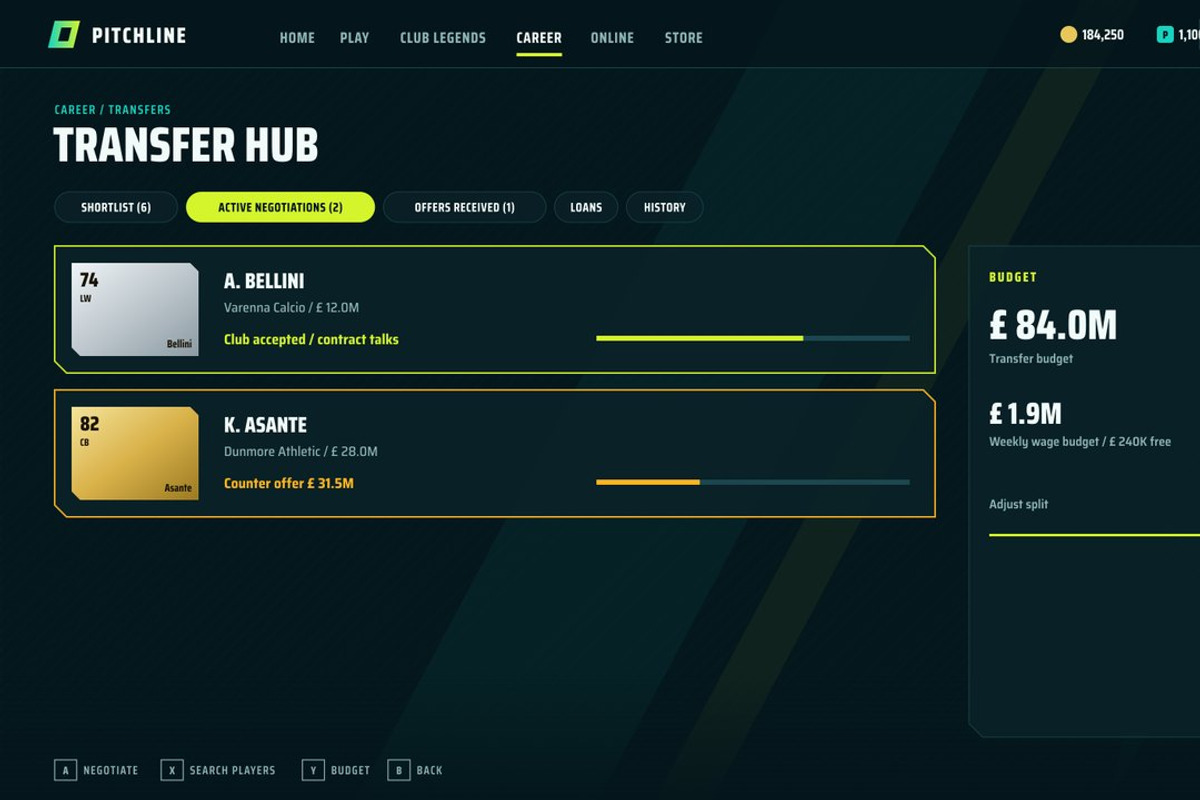 Football Game UI Kit, 100 Screens, an UI Kit Template by pawellpi (Photo 83 of 117)