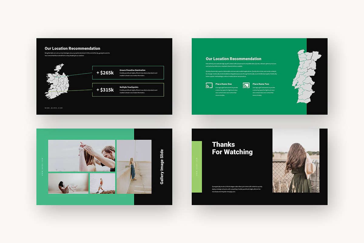 Guro : Green Business Powerpoint, a Presentation Template by Punkl Camp (Photo 16 of 16)