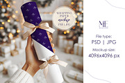 Christmas Crackers Mockup Gift PSD, a Mockup by Mie Mockup Studio (Thumbnail 1 of 5)