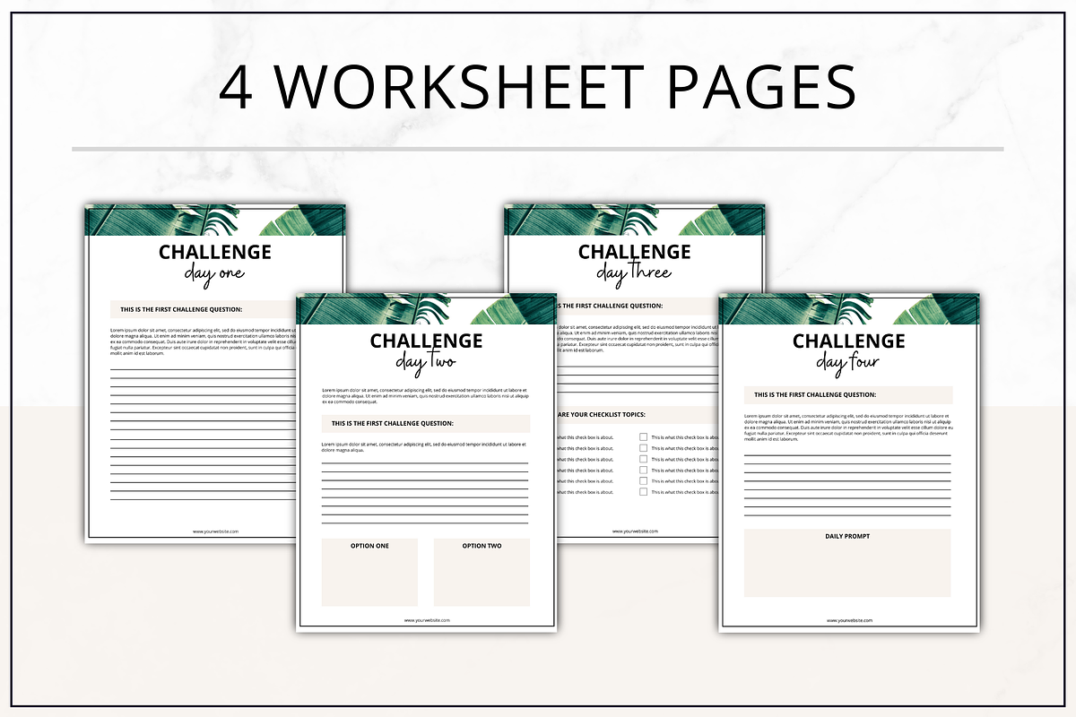 Challenge Templates Canva | Fresh, a Magazine Template by Lady Boss Studio