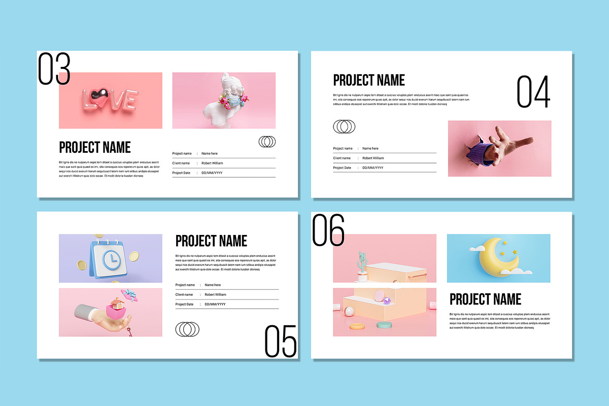 Portfolio Presentation Layout, a Presentation Template by ContestDesign (Photo 3 of 6)