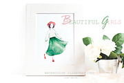 Beautiful girls, an Illustration by Knysh Ksenya (Thumbnail 2 of 7)