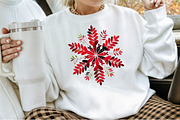 Watercolor Christmas Pattern PNG Cli, an Illustration by Sublimation Artist (Thumbnail 4 of 6)