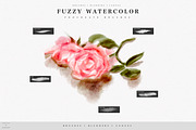 Fuzzy Watercolor Box for Procreate, a Brush Add-On by Liquid Amethyst Art (Thumbnail 4 of 6)