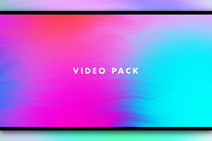 Gradient Wave: Vibrant Video Loops