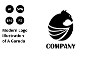 Modern Logo Illustration of A Garuda, a Branding & Logo Template by Diya Studio (Thumbnail 1 of 3)