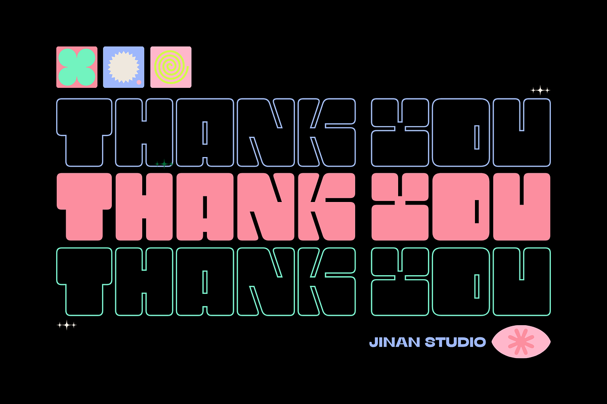 Mosh Cube - A Super Chunky Display, a Sans Serif Font by Ainun Jinan (Photo 11 of 11)
