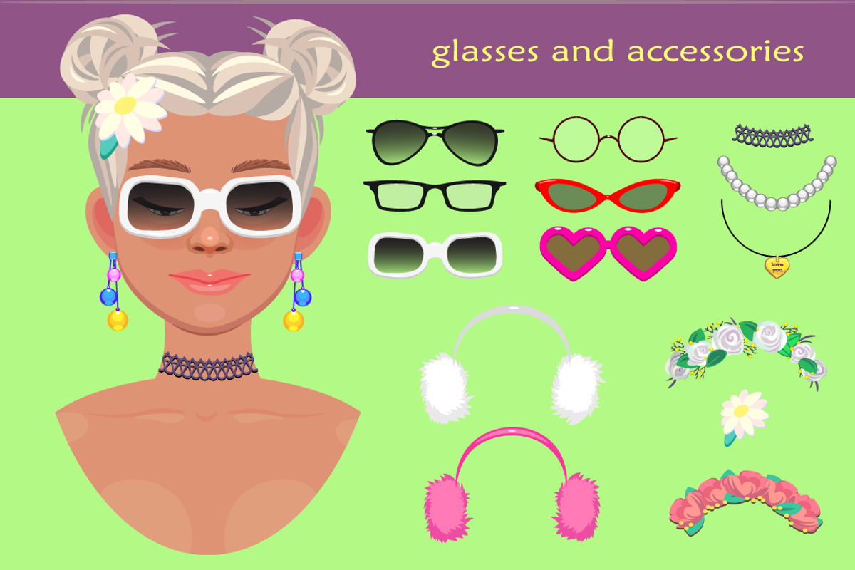 Girl avatar creator (AI), a Person Illustration by Mandarinkas art (Photo 8 of 10)