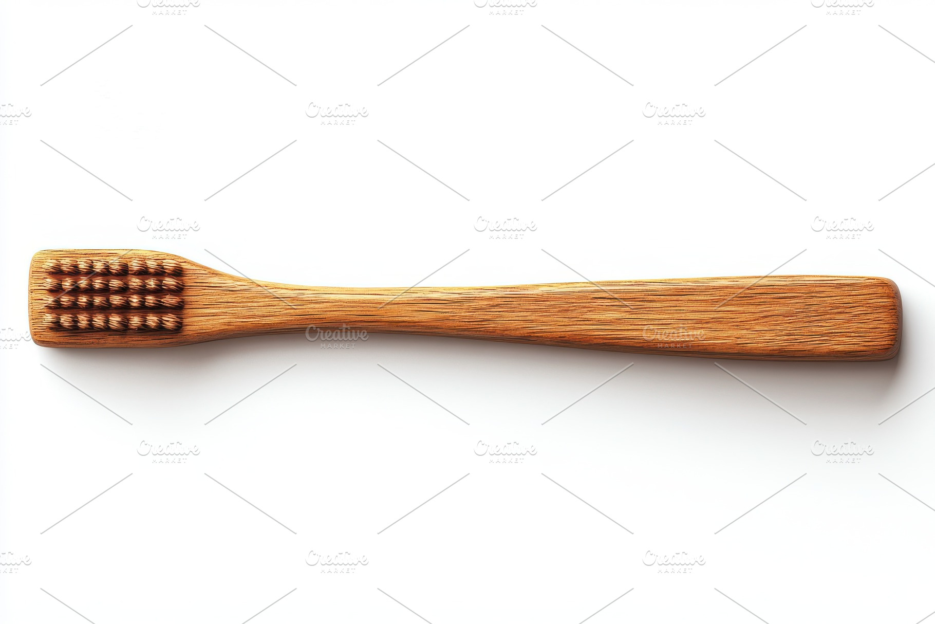 Wooden Cleaning Brush Natural Bristl, a Background Photo by Pixeness Studio