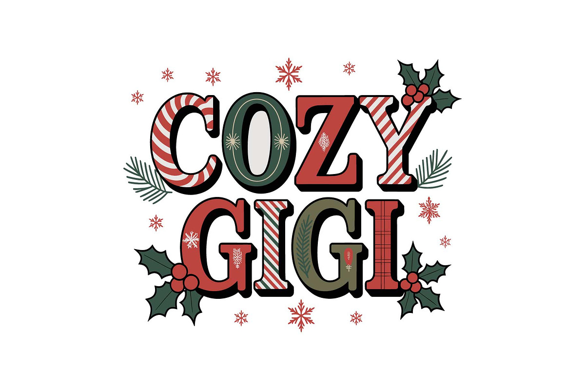 Holly Christmas Quote Decor SVG, an Object Graphic by yasushie (Photo 15 of 16)