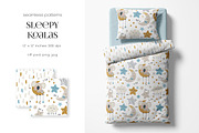 Sleepy Koalas – Pattern Collection, a Pattern Graphic by PROTEA Watercolor Studio (Thumbnail 4 of 10)