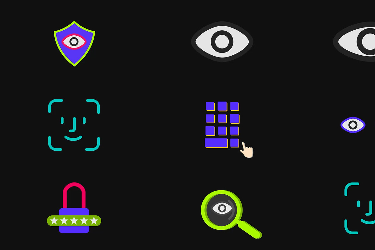 Cyber Security Icons Motion Graphics, a Graphic by 2dfx (Photo 1 of 2)