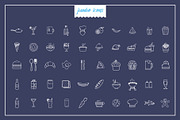 Food Line Icons V2, an Outline Icon by Jumbo Icons (Thumbnail 4 of 5)