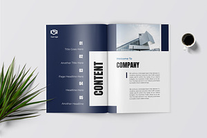 Biru - Annual Report Template