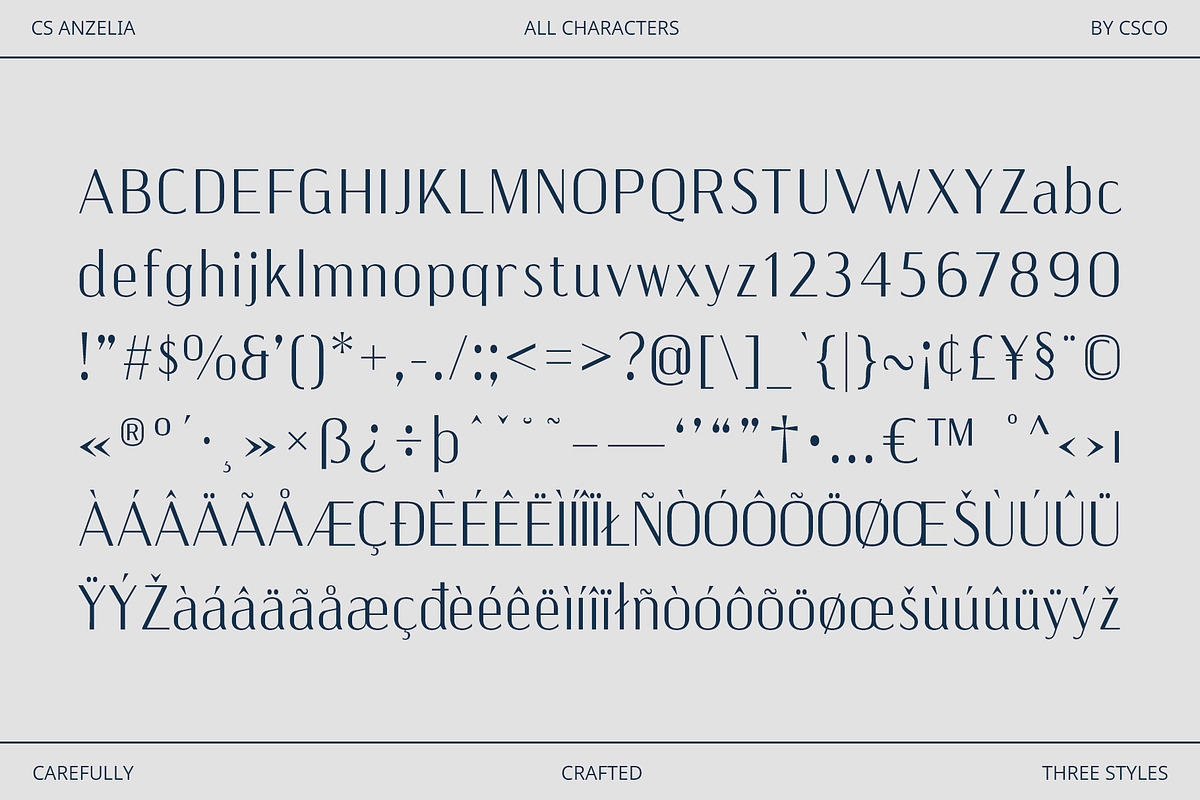 CS Anzelia – Modern Font, a Sans Serif Font by Craft Supply Co. (Photo 7 of 8)