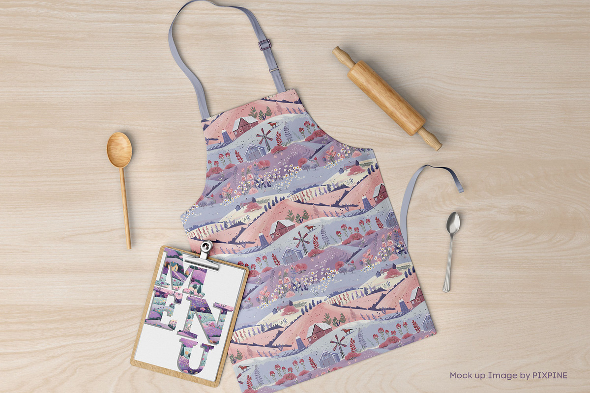 Happy Life Countryside Pattern, a Pattern Graphic by STUDIO CHOTI (Photo 5 of 9)