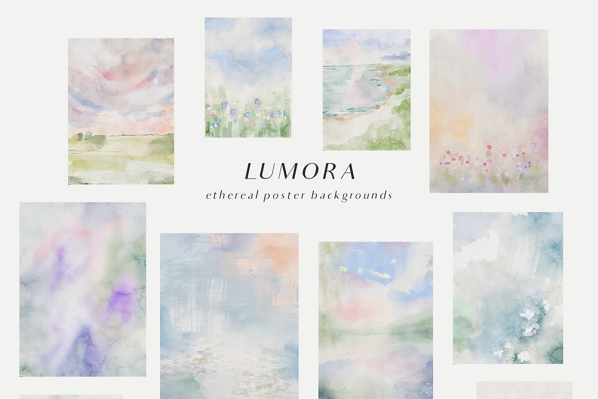 Abstract background textured posters, a Background Graphic by Grace Noboa Illustrations (Photo 10 of 19)