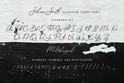 Julius Smith Script, a Script Font by etigletters (Thumbnail 10 of 10)
