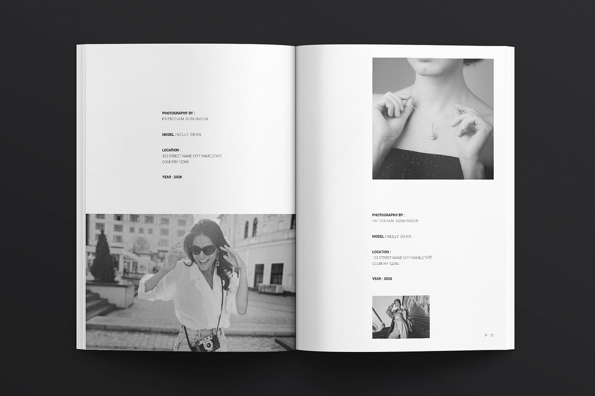Photography Portfolio Template, a Brochure Template by E-Type (Photo 6 of 8)
