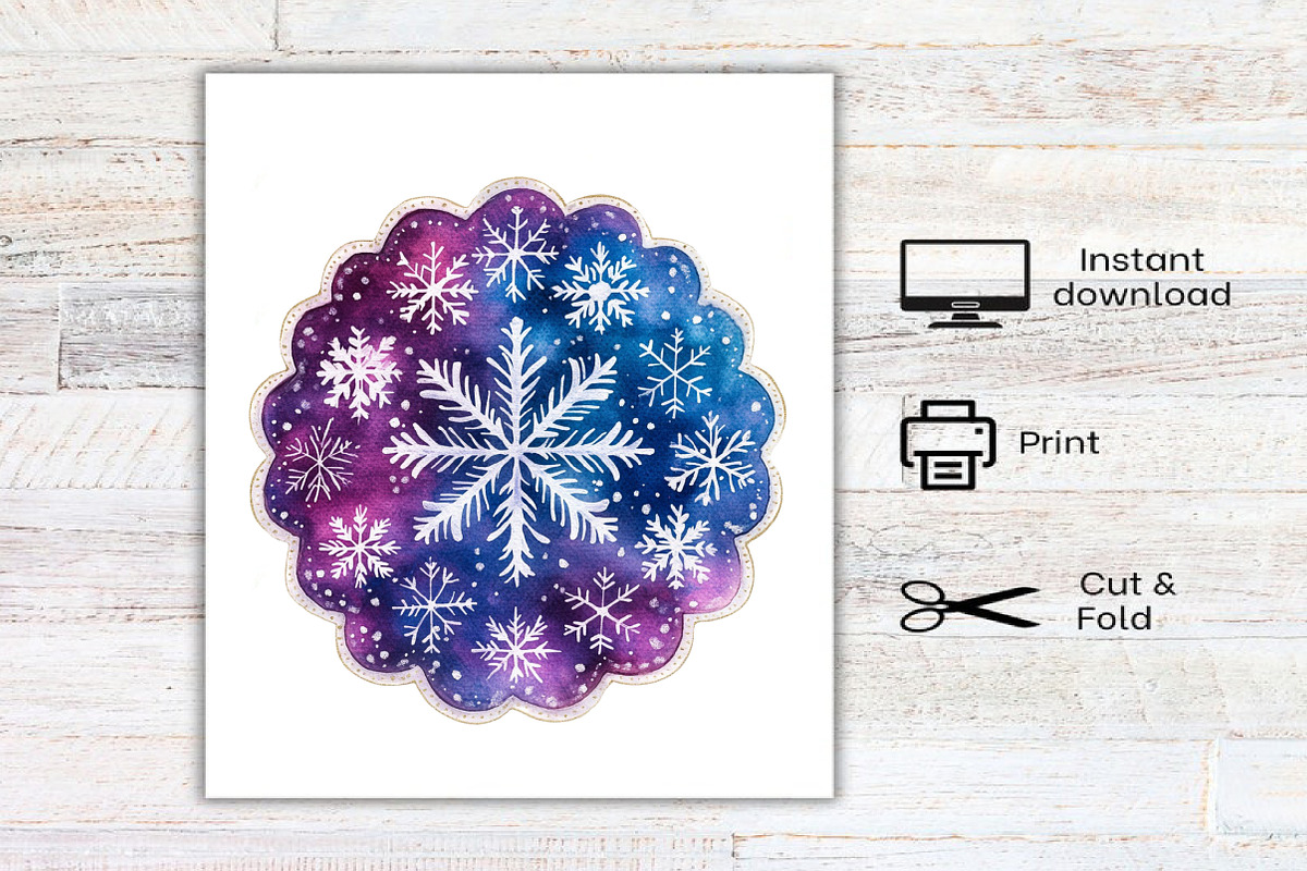 Christmas Gift Labels Clipart, an Illustration by Canvas Craft (Photo 7 of 7)