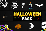 Halloween Elements | DaVinci Resolve, a Templates & Theme by FlashFXbox (Thumbnail 1 of 2)