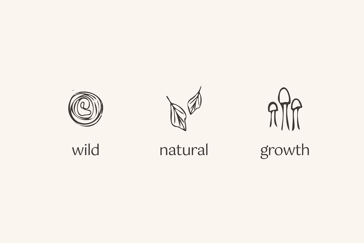 Woodland Icons Illustrations Forest, an Outline Icon by CreativeWilderness (Photo 5 of 11)