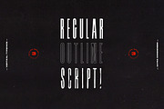 VERTIKAL — 3 CONDENSED FONTS, a Sans Serif Font by Madebysté. (Thumbnail 3 of 15)