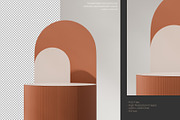 5 Podium with Transparent Background, a Background Graphic by faustudio (Thumbnail 6 of 7)