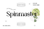Spinmaster Modern Display Serif Font, a Serif Font by UICreative (Thumbnail 1 of 13)