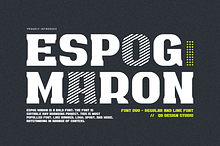 Espog Maron - Slab Serif & Logotype