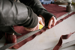 Footwear manufacturing shoes factory craftsman, a Person Photo by Photo Drive Studio