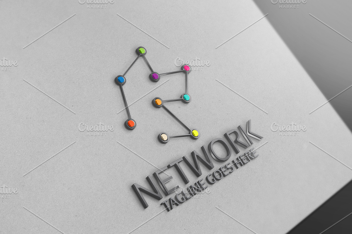 Networking Logo, a Branding & Logo Template by Josuf Media