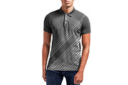 Male Model Polo Shirt Mockup - PSD, a Shirt Mockup by Asylab (Thumbnail 6 of 8)