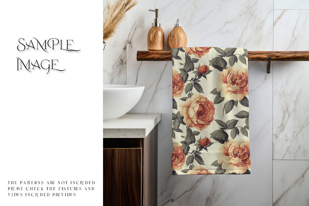 Bath Towels Mockups, a Merchandise Mockup by mock-ups (Photo 11 of 16)