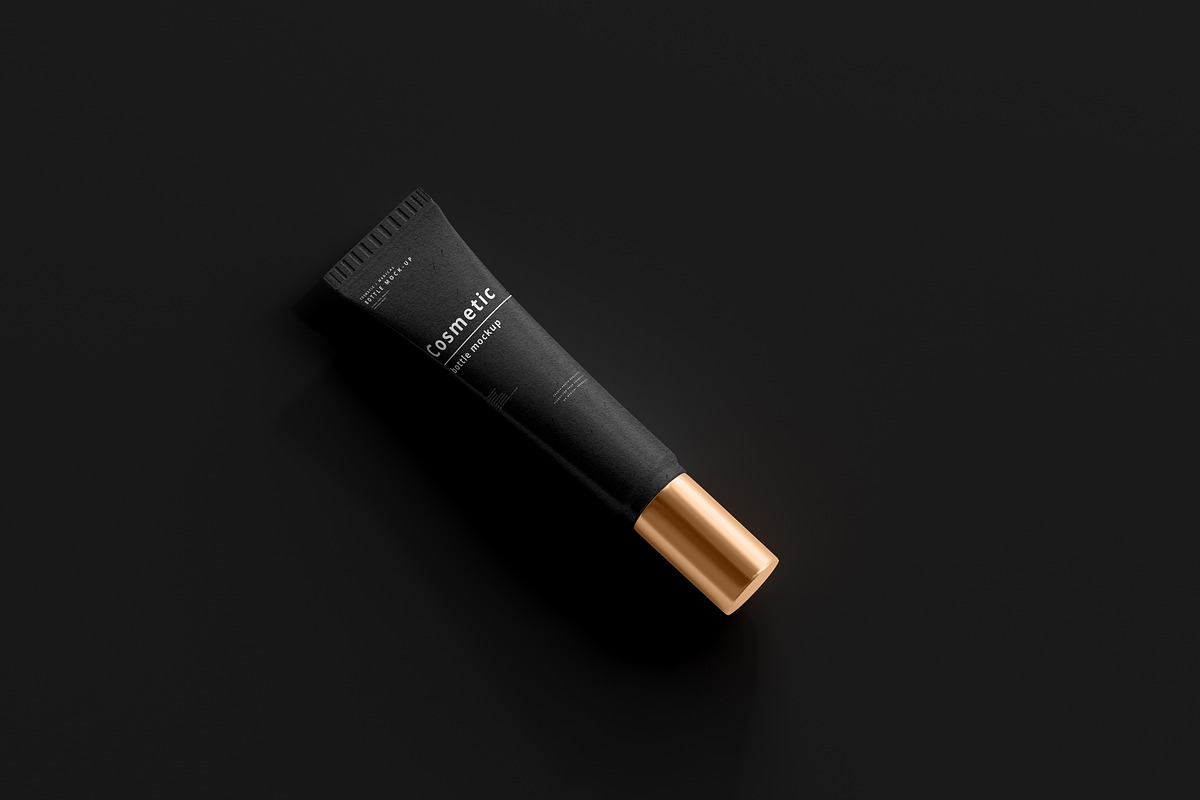 Dark Cosmetic Branding Mockups, a Cups & Container Mockup by pmvch (Photo 66 of 86)