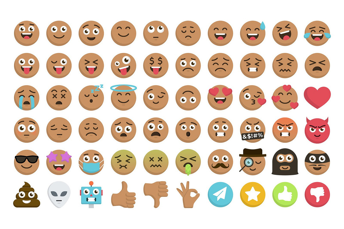 Vector Emoji Icon Set, an Emoji Icon by Medialoot (Photo 5 of 7)