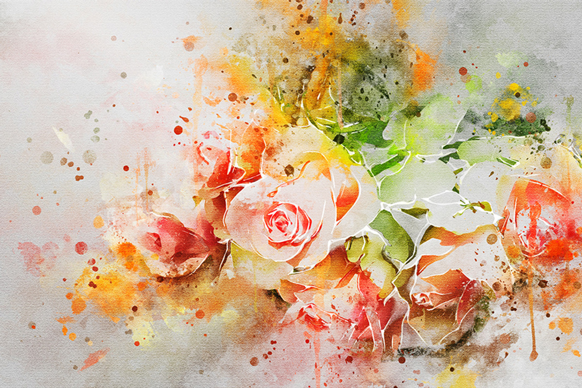 Splatter Watercolor Photoshop Action, an Action Add-On by GorynArt (Photo 16 of 20)