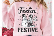 Feelin' Festive Christmas PNG, a Seasonal Illustration by DreamCafeArt (Thumbnail 2 of 7)