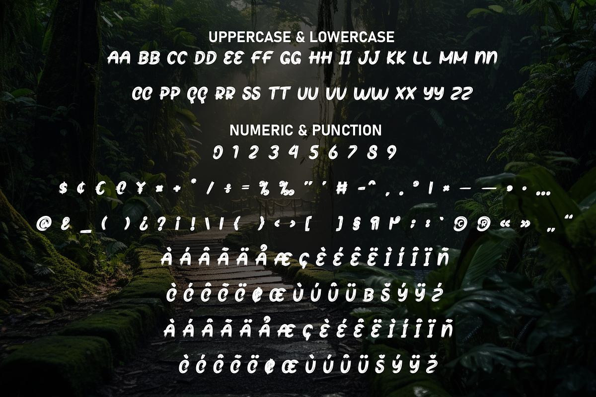 Thick Jungle | Script Font, a Script Font by Scratchones (Photo 7 of 8)