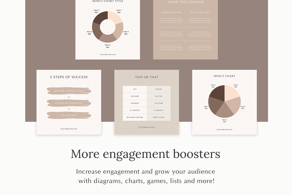Engagement Coach Instagram Template, a Social Media Template by Eden Origin Studio (Photo 6 of 8)