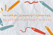 Catching Crayons, a Handwritten Font by Ulrike Mieke (Thumbnail 2 of 3)