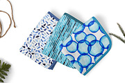 Blue watercolor background and cards, a Pattern Graphic by Markovka (Thumbnail 3 of 8)