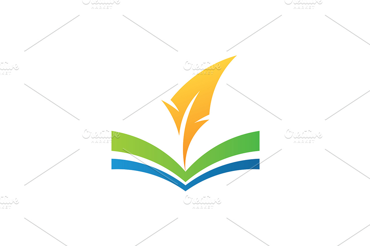 20 Logo Books Template Bundle, a Branding & Logo Template by Acongraphic (Photo 5 of 21)