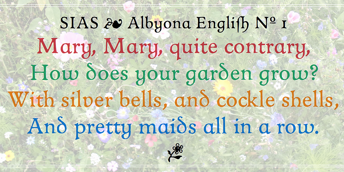 Albyona, a Font by Andreas Stötzner (Photo 3 of 6)