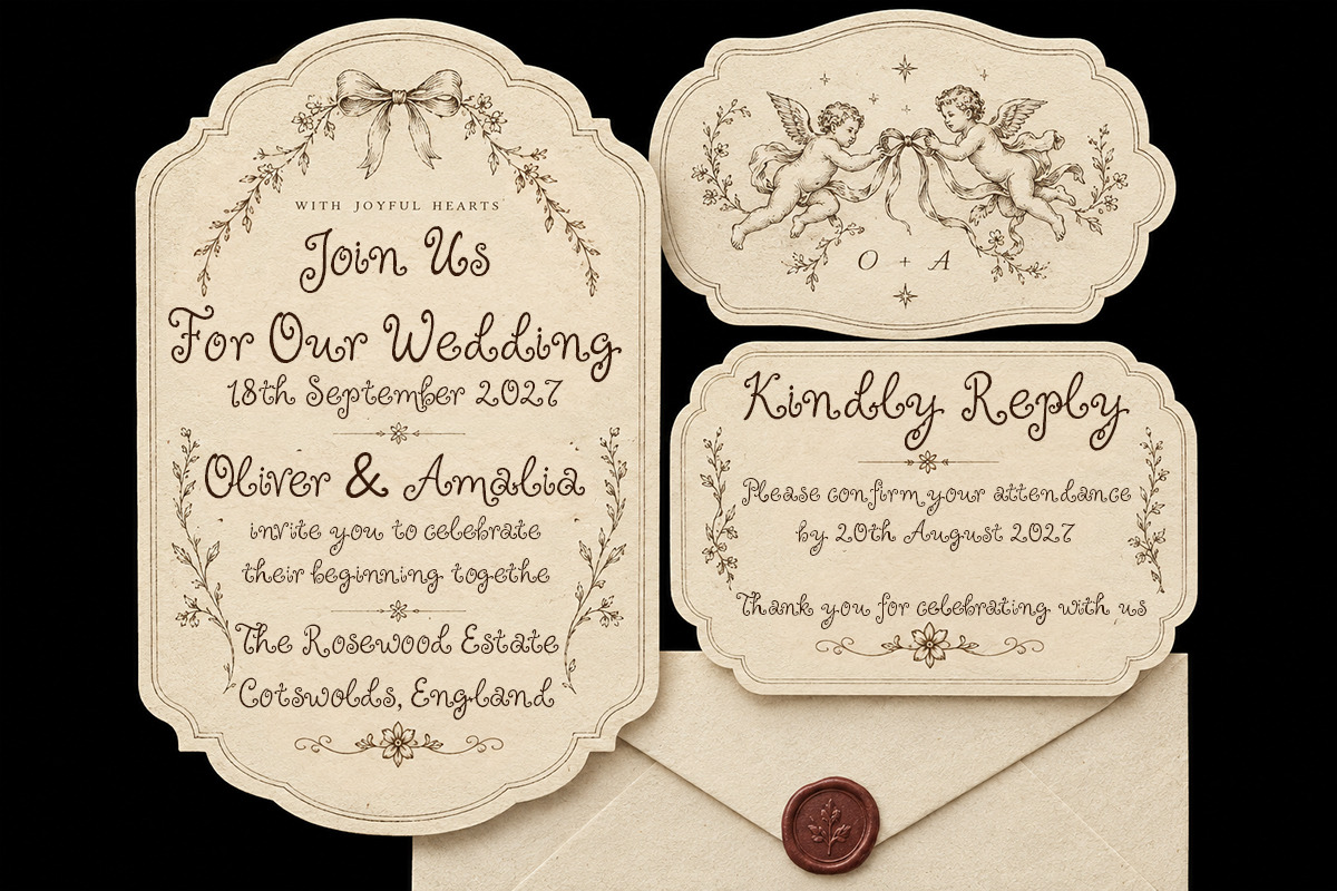 Clover Fields // 02 Font and Extras, a Script Font by Struggle Studio (Photo 2 of 11)