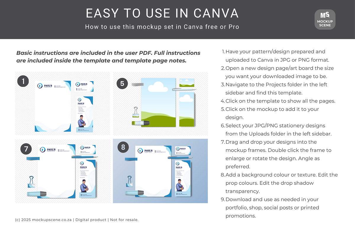 Brand Identity Canva Smart Mockup, a Mockup by Mockup Scene (Photo 4 of 11)