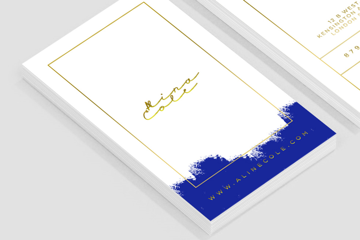 Elegant Painted Business Card preview 2