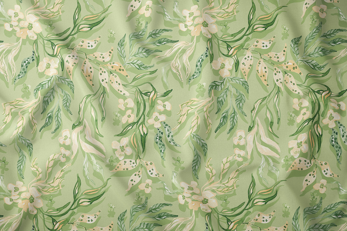 Spring Garden Botanicals Pattern, a Pattern Graphic by SirenaArt (Photo 6 of 18)