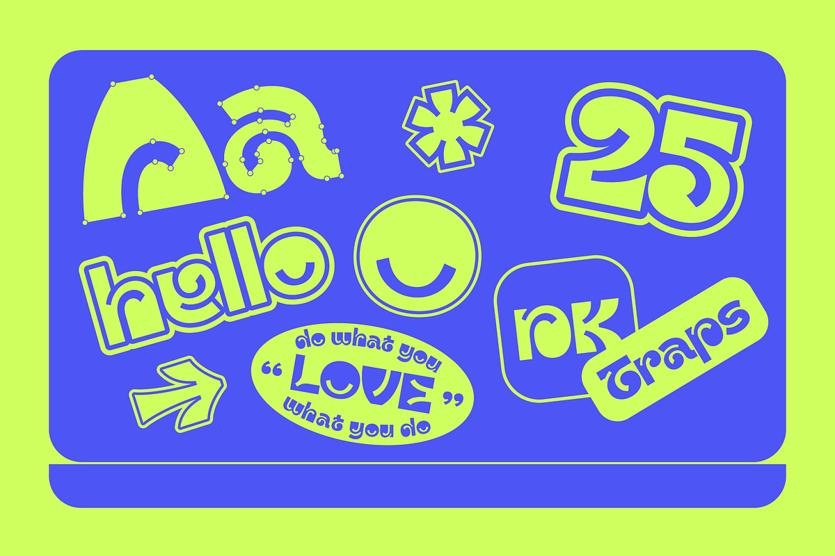 DK Traps, a Sans Serif Font by DKType Foundry (Photo 16 of 20)